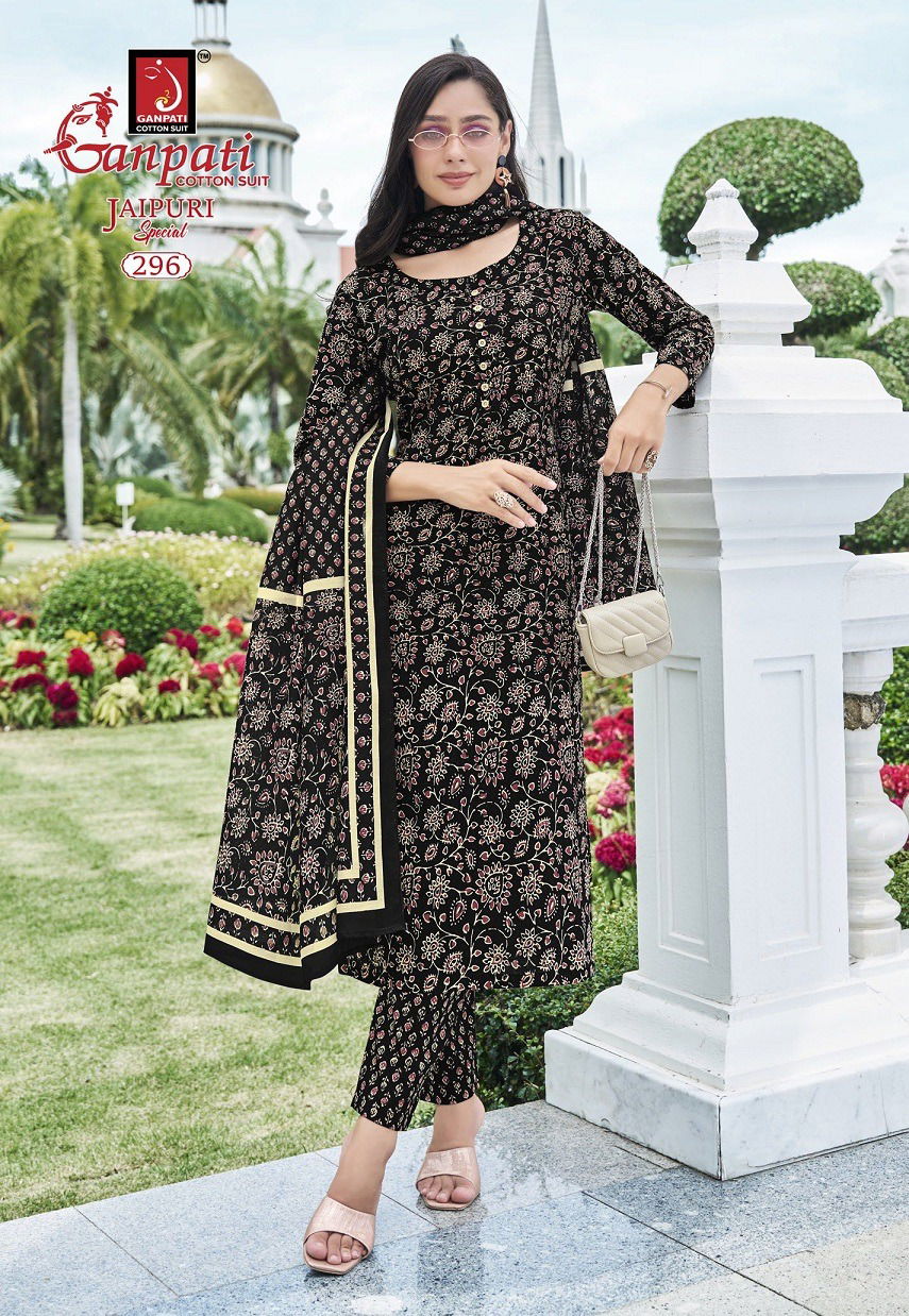 Jaipuri Vol 14 By Ganpati Cotton Printed Readymade Suits Orders In India